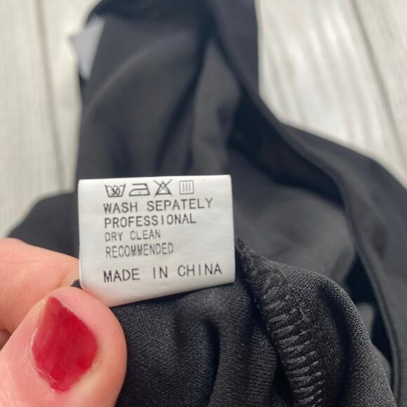 Nikki Lund Women's Black Kate Long Sleeve Knit Dress Size XL X-Large - Picture 12 of 12